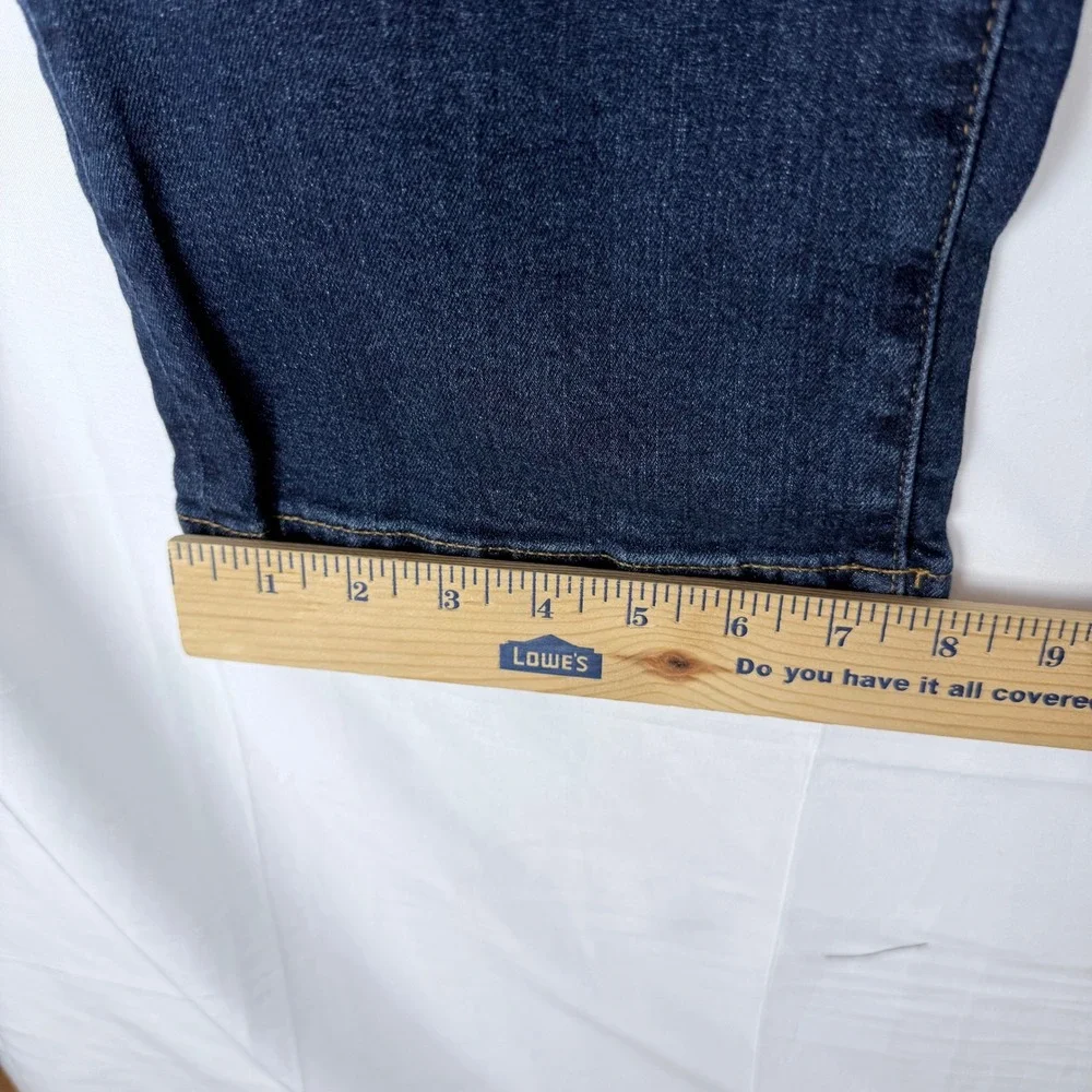 American Eagle Airflex+ Athletic Straight Jeans Dark Wash Blue 38x32 Mens‎